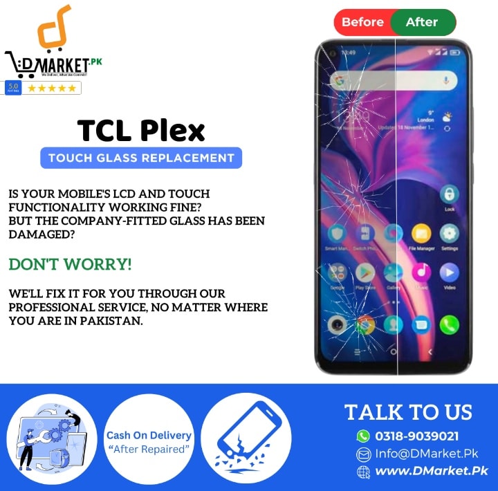 TCL Plex Touch Glass Repair Cost