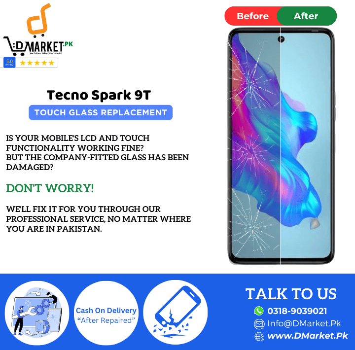 Tecno Spark 9T Touch Glass Repair Cost Tecno Spark 9T Touch Glass Repair Cost