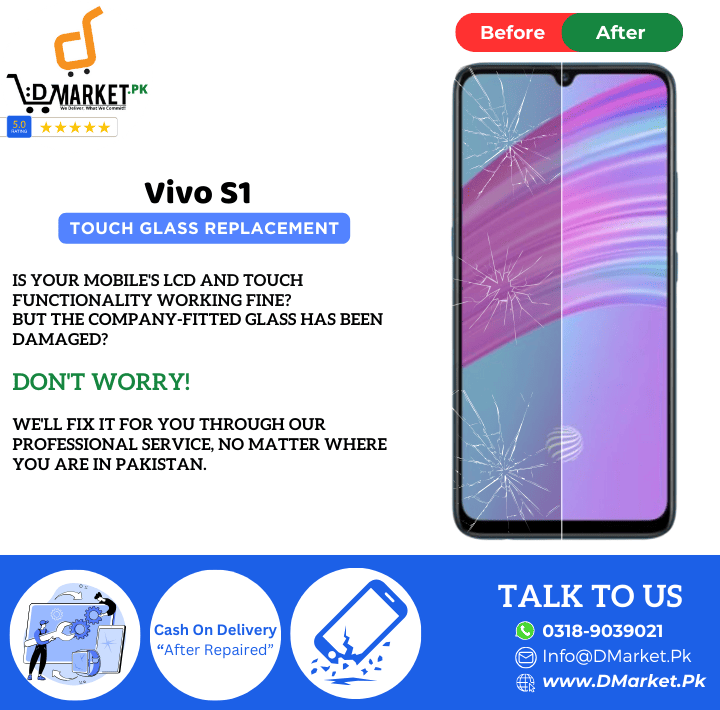 Vivo S1 Touch Glass Repair Cost Vivo S1 Touch Glass Repair Cost