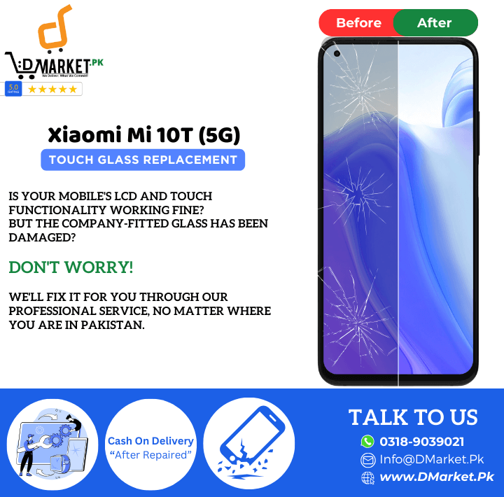 Xiaomi Mi 10T 5G Touch Glass Repair Cost