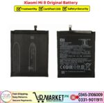 Xiaomi Mi 8 Original Battery Price In Pakistan