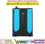 Xiaomi Poco M3 Pro Original Battery Price In Pakistan