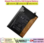 Xiaomi Poco M4 Pro 4G Original Battery Price In Pakistan