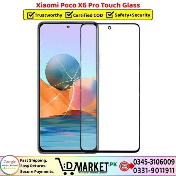 Xiaomi Poco X6 Pro Touch Glass Price In Pakistan