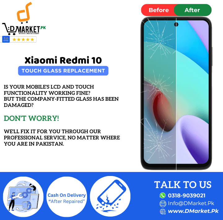 Xiaomi Redmi 10 Touch Glass Repair Cost