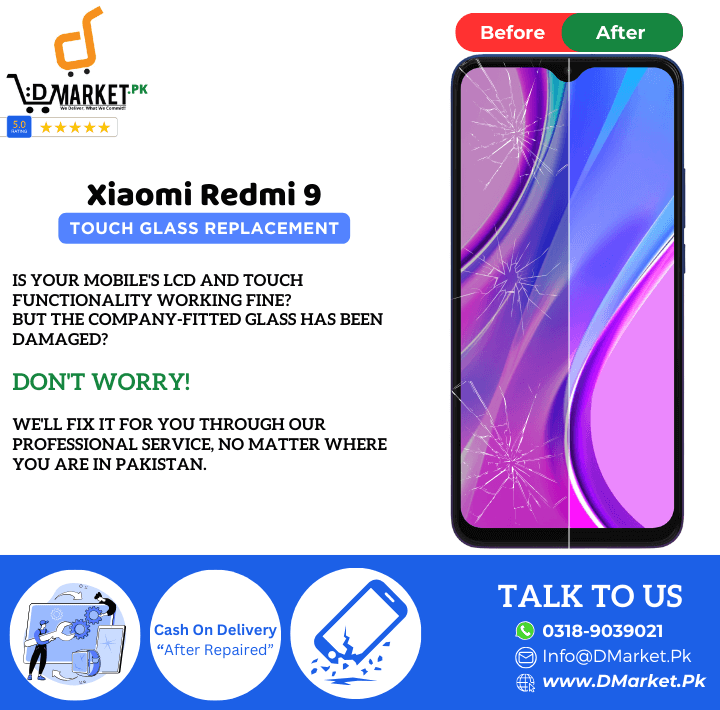 Xiaomi Redmi 9 Touch Glass Repair Cost Xiaomi Redmi 9 Touch Glass Repair Cost