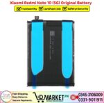 Xiaomi Redmi Note 10 5G Original Battery Price In Pakistan