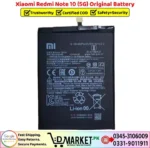 Xiaomi Redmi Note 10 5G Original Battery Price In Pakistan