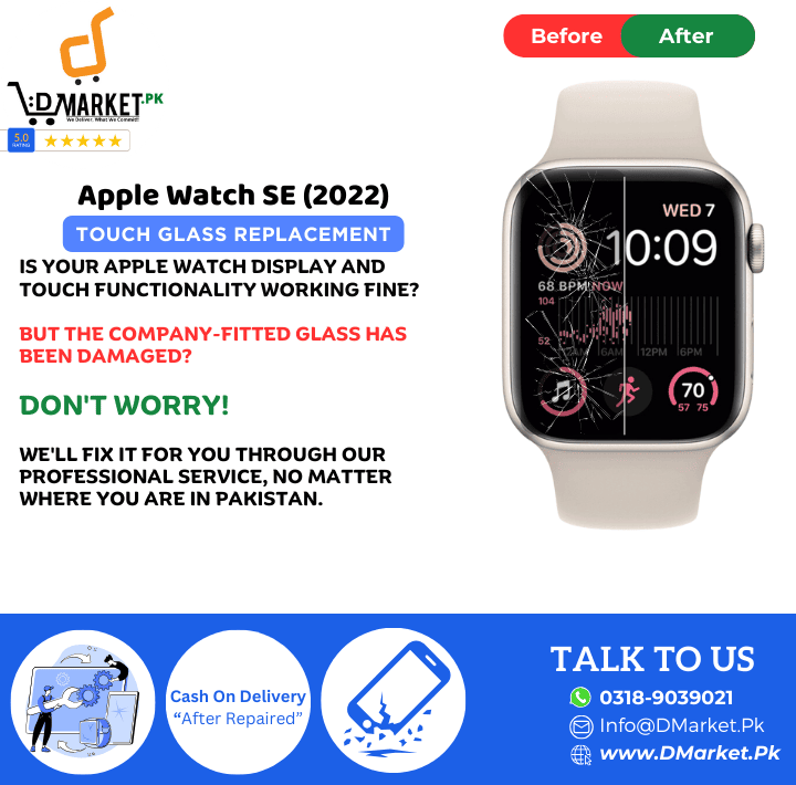 Apple Watch SE (2022) Touch Glass Repair Cost