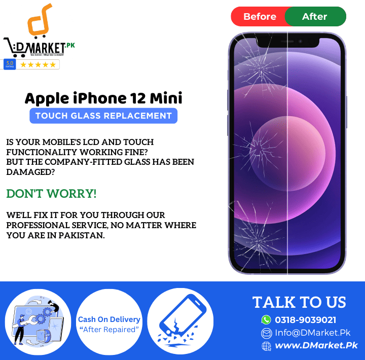 Apple iPhone 12 Mini Touch Glass Repair Cost