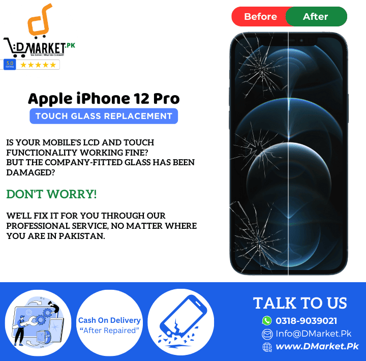 Apple iPhone 12 Pro Touch Glass Repair Cost