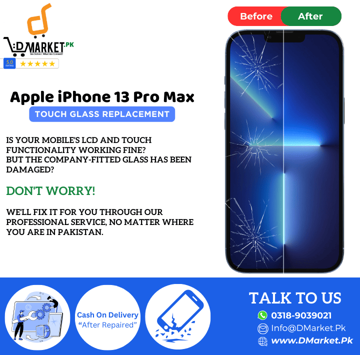 Apple iPhone 13 Pro Max Touch Glass Repair Cost