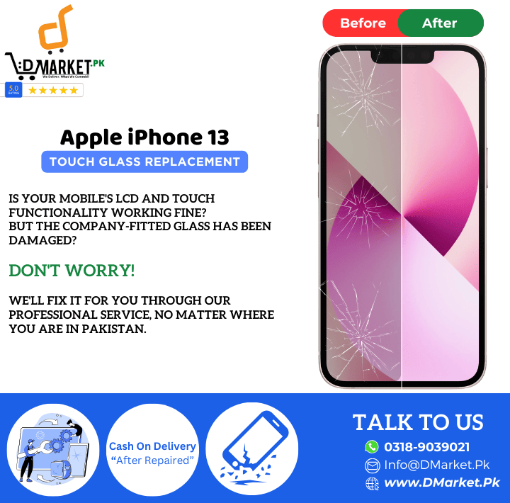 Apple iPhone 13 Touch Glass Repair Cost