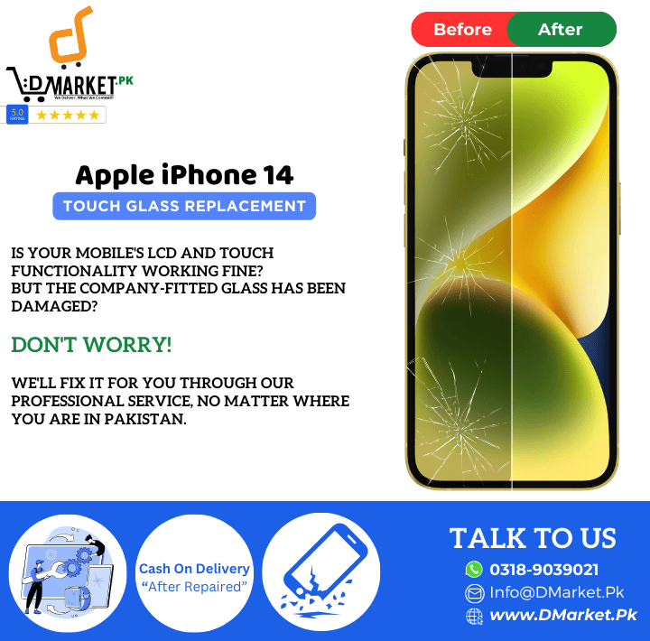 Apple iPhone 14 Touch Glass Repair Cost