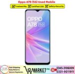 Oppo A78 5G Used Price In Pakistan