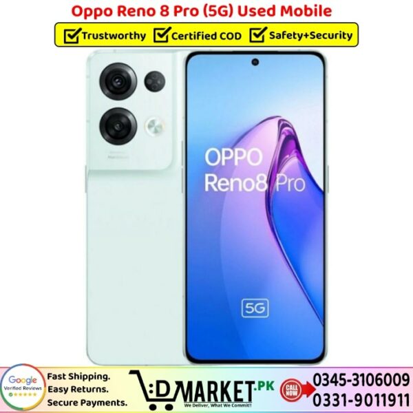 Oppo Reno 8 Pro 5G Used Price In Pakistan