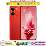 Oppo Reno 9 5G Used Price In Pakistan