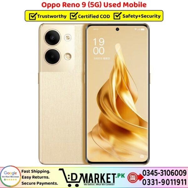Oppo Reno 9 5G Used Price In Pakistan