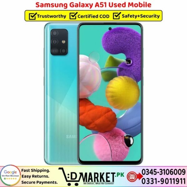 Samsung Galaxy A51 Used Price In Pakistan