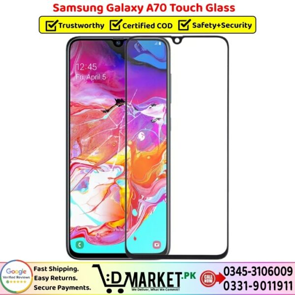 Samsung Galaxy A70 Touch Glass Price In Pakistan