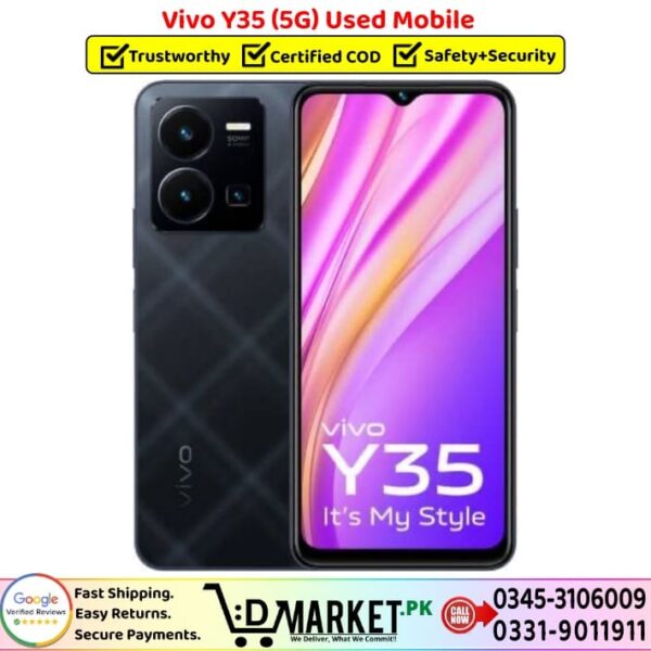 Vivo Y35 5G Used Price In Pakistan