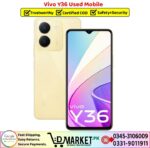 Vivo Y36 Used Price In Pakistan