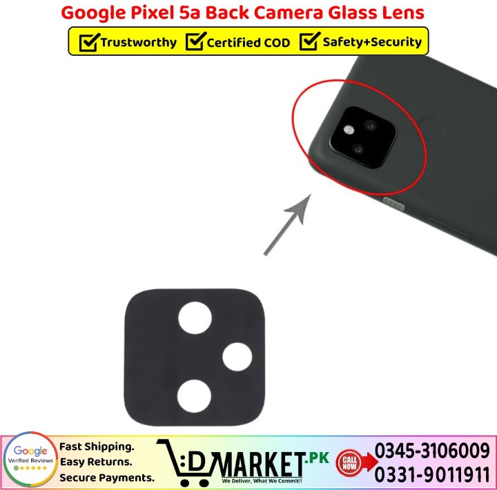 Google Pixel 5a Back Camera Glass Lens Price In Pakistan