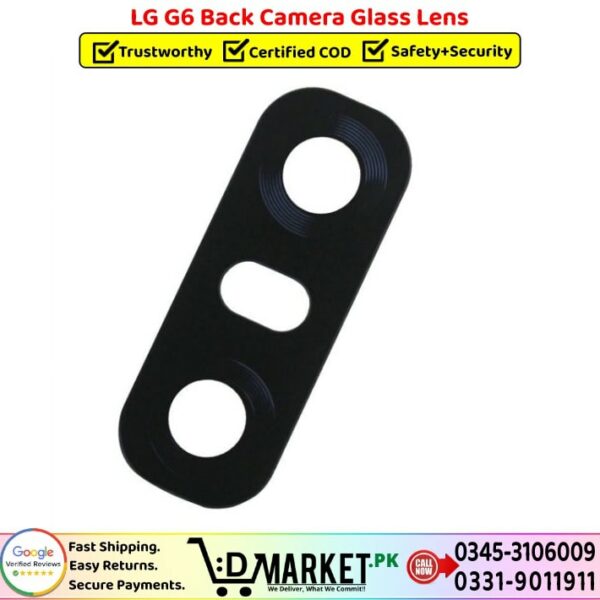 LG G6 Back Camera Glass Lens Price In Pakistan