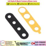LG Stylo 6 Back Camera Glass Lens Price In Pakistan