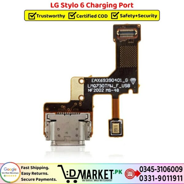 LG Stylo 6 Charging Port Price In Pakistan