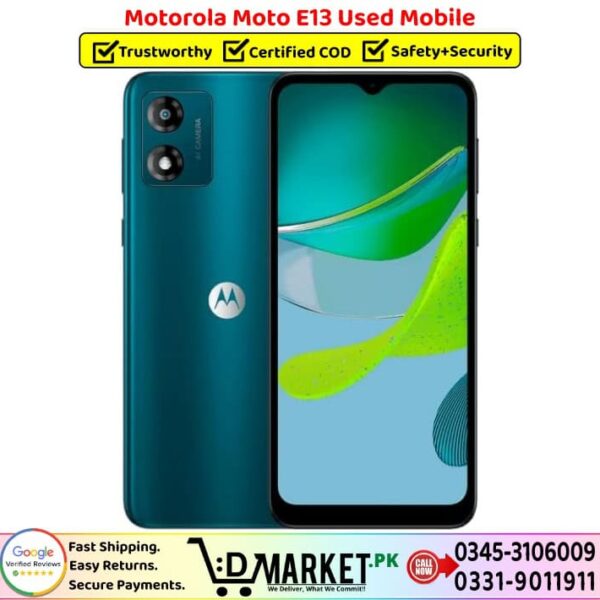 Motorola Moto E13 Used Price In Pakistan