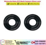 Motorola Moto E22 Back Camera Glass Lens Price In Pakistan