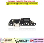 Motorola Moto E30 Charging Port Price In Pakistan