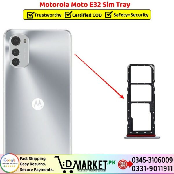 Motorola Moto E32 Sim Tray Price In Pakistan