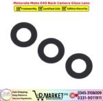 Motorola Moto E40 Back Camera Glass Lens Price In Pakistan