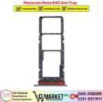 Motorola Moto E40 Sim Tray Price In Pakistan