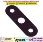 Motorola Moto E7 Power Back Camera Glass Lens Price In Pakistan