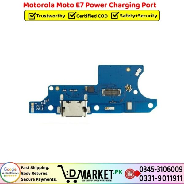 Motorola Moto E7 Power Charging Port Price In Pakistan