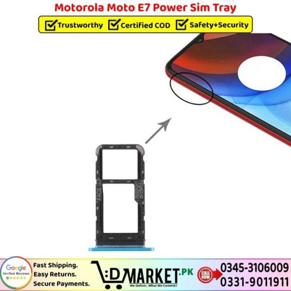 Motorola Moto E7 Power Sim Tray Price In Pakistan