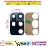 Motorola Moto G10 Back Camera Glass Lens Price In Pakistan