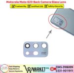Motorola Moto G20 Back Camera Glass Lens Price In Pakistan
