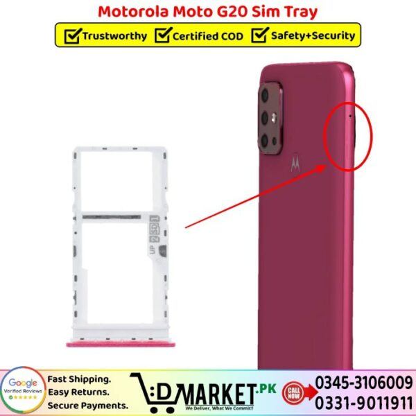 Motorola Moto G20 Sim Tray Price In Pakistan