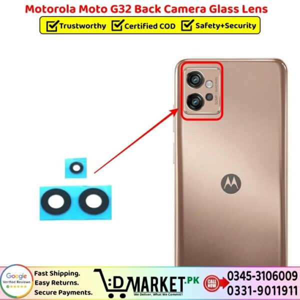 Motorola Moto G32 Back Camera Glass Lens Price In Pakistan