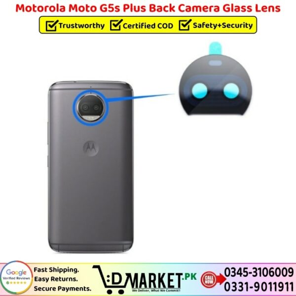 Motorola Moto G5s Plus Back Camera Glass Lens Price In Pakistan