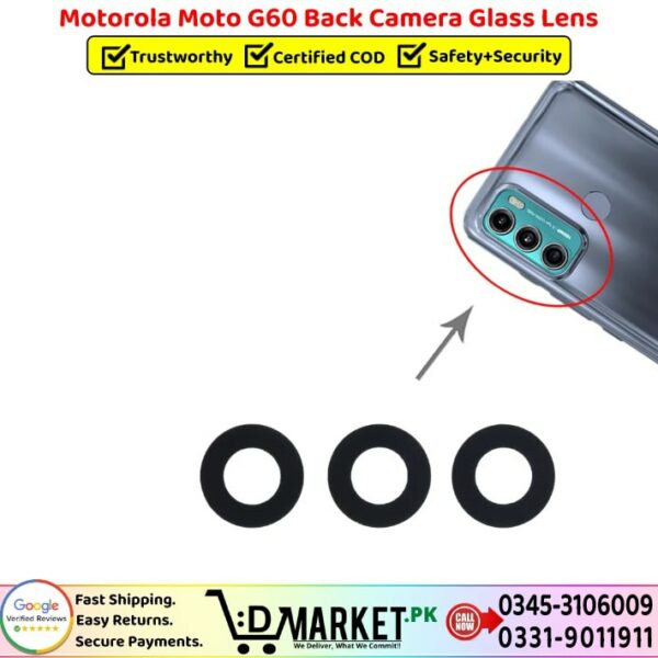 Motorola Moto G60 Back Camera Glass Lens Price In Pakistan