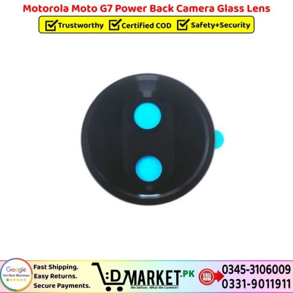Motorola Moto G7 Power Back Camera Glass Lens Price In Pakistan