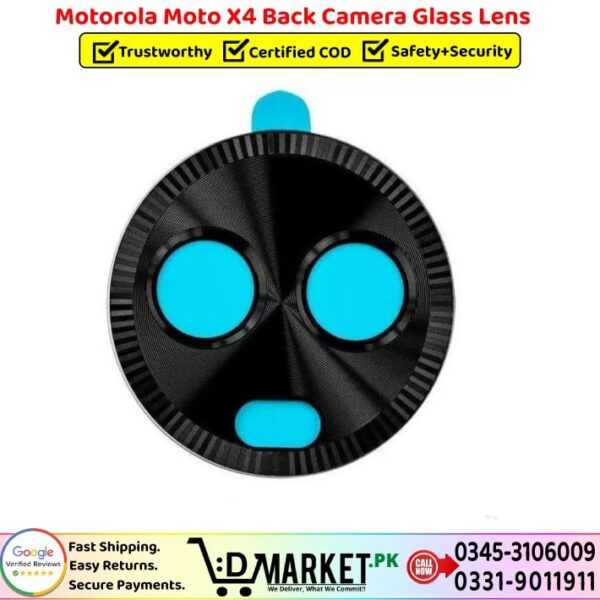 Motorola Moto X4 Back Camera Glass Lens Price In Pakistan