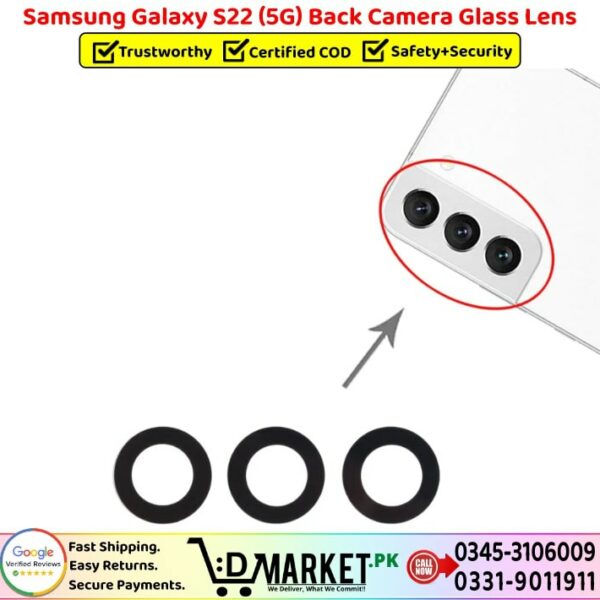 Samsung Galaxy S22 5G Back Camera Glass Lens Price In Pakistan
