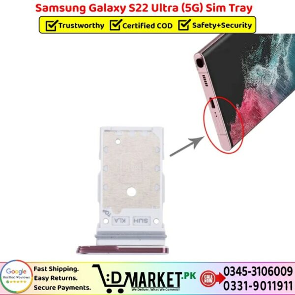 Samsung Galaxy S22 Ultra 5G Sim Tray Price In Pakistan