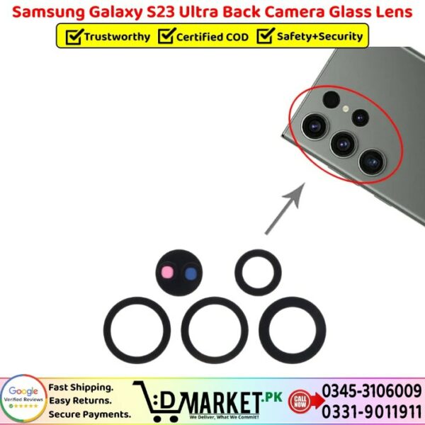 Samsung Galaxy S23 Ultra Back Camera Glass Lens Price In Pakistan